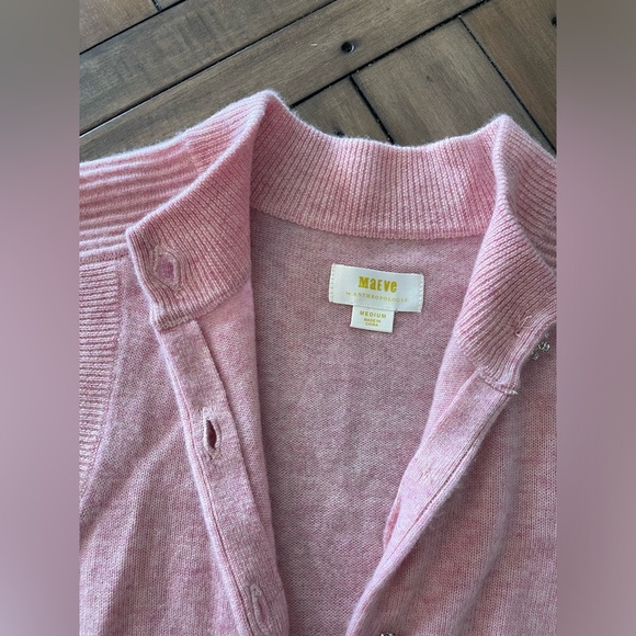 Anthropologie Maeve Button Down Cashmere Sweater - Picture 6 of 10